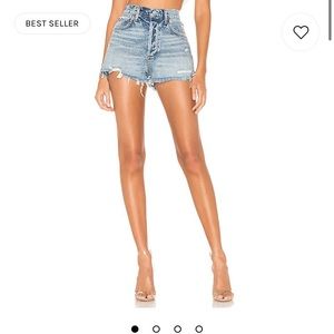 Agolde Jaden high waisted shorts Surreal size 24